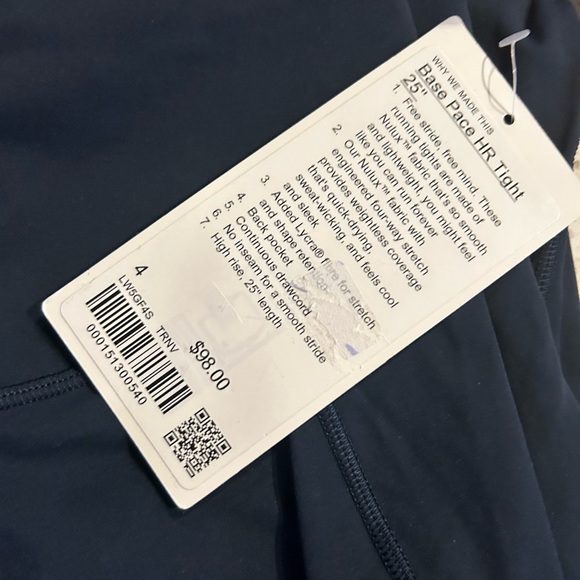 Lululemon HR Base Pace Tights - Picture 6 of 14